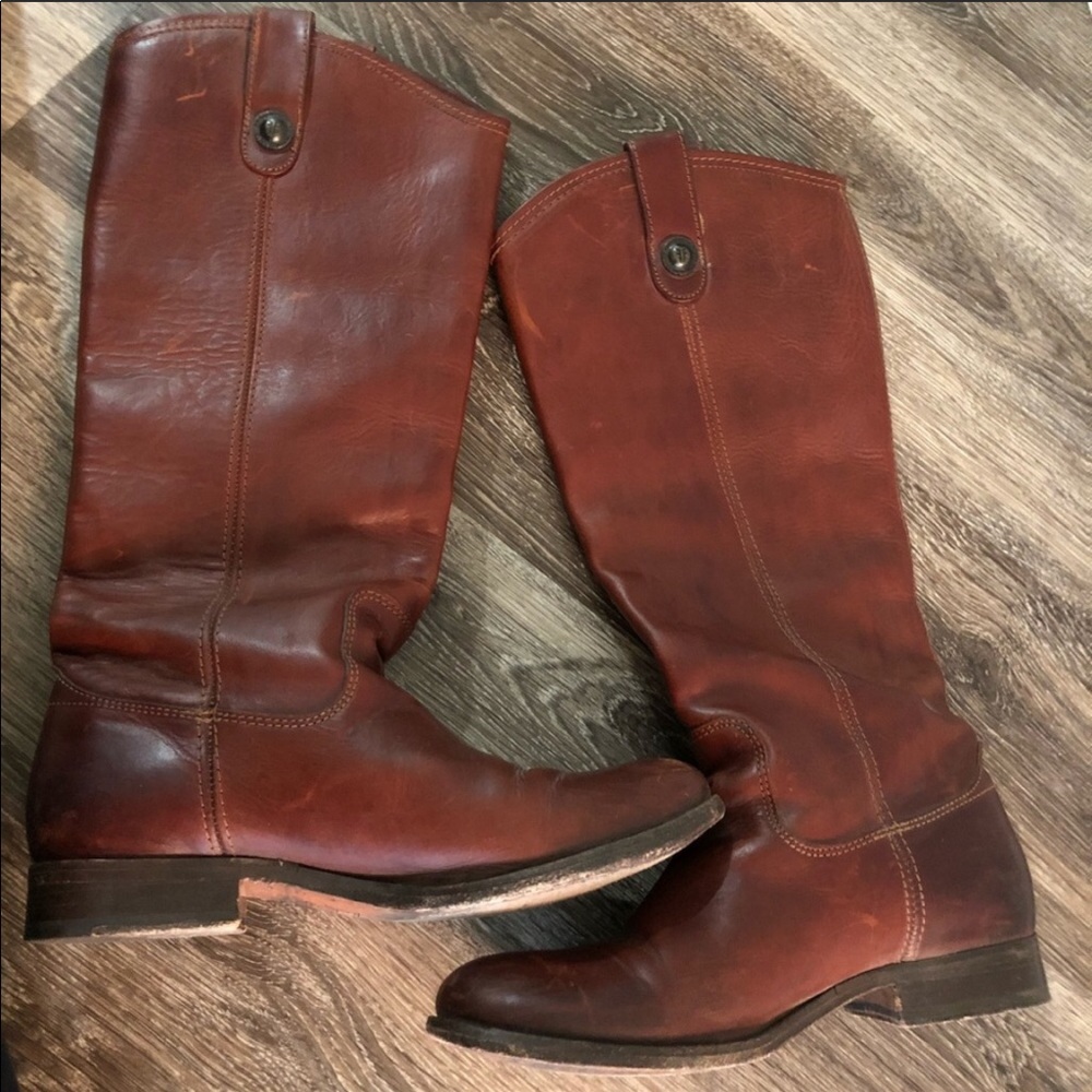 Frye Dark brown riding boots